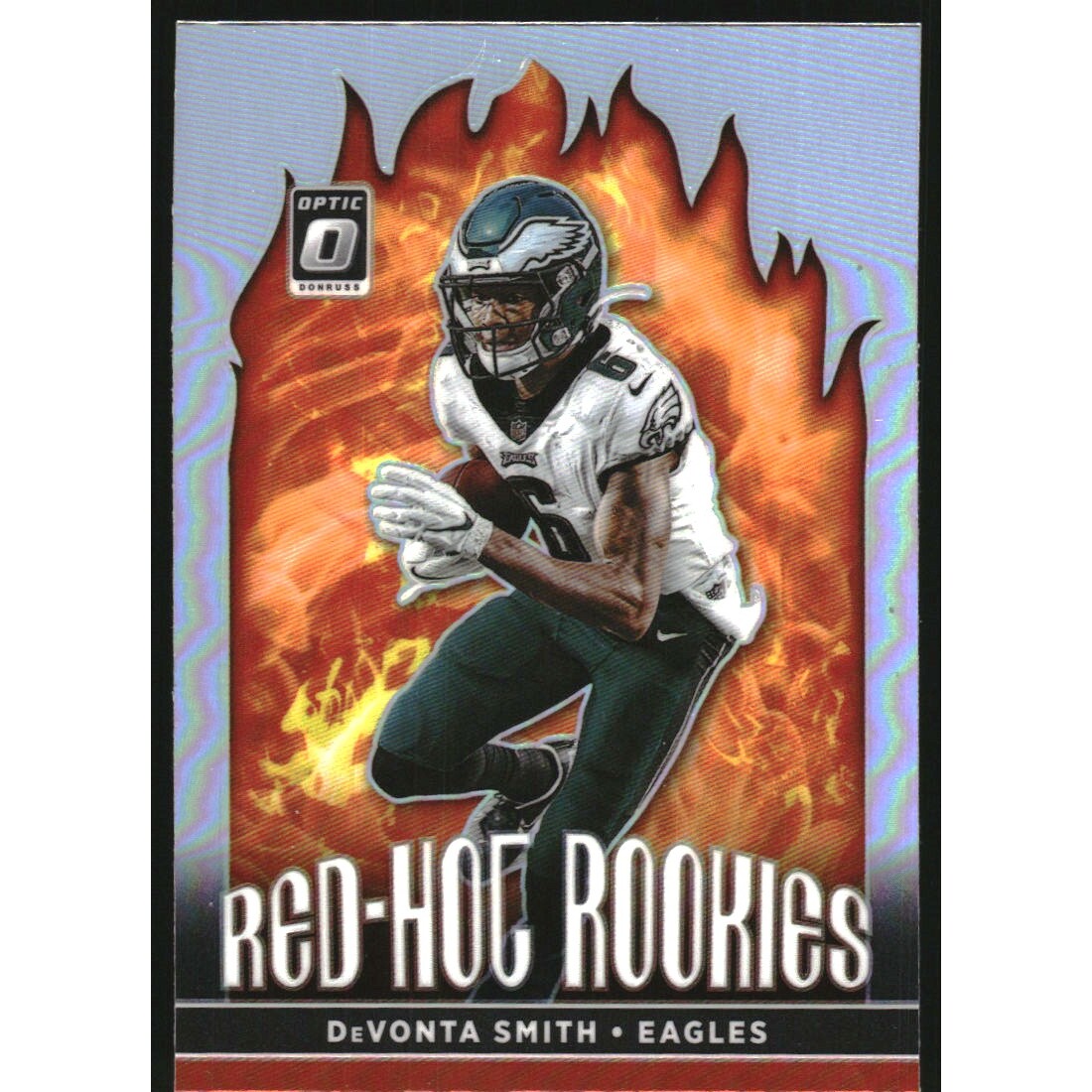2021 Donruss Optic Red Hot Rookies #3 DeVonta Smith