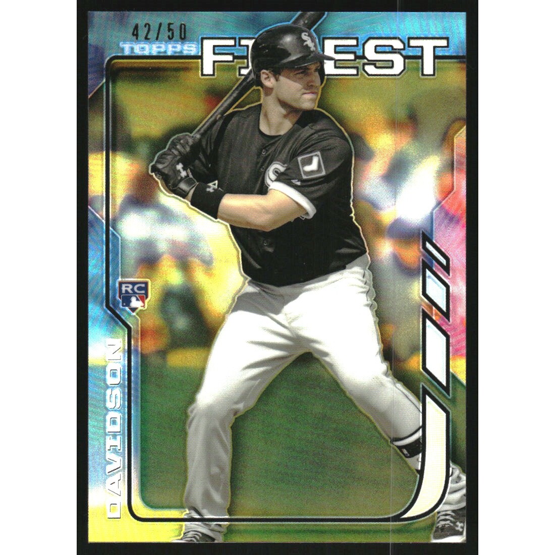 2014 Finest Gold Refractors #17 Matt Davidson