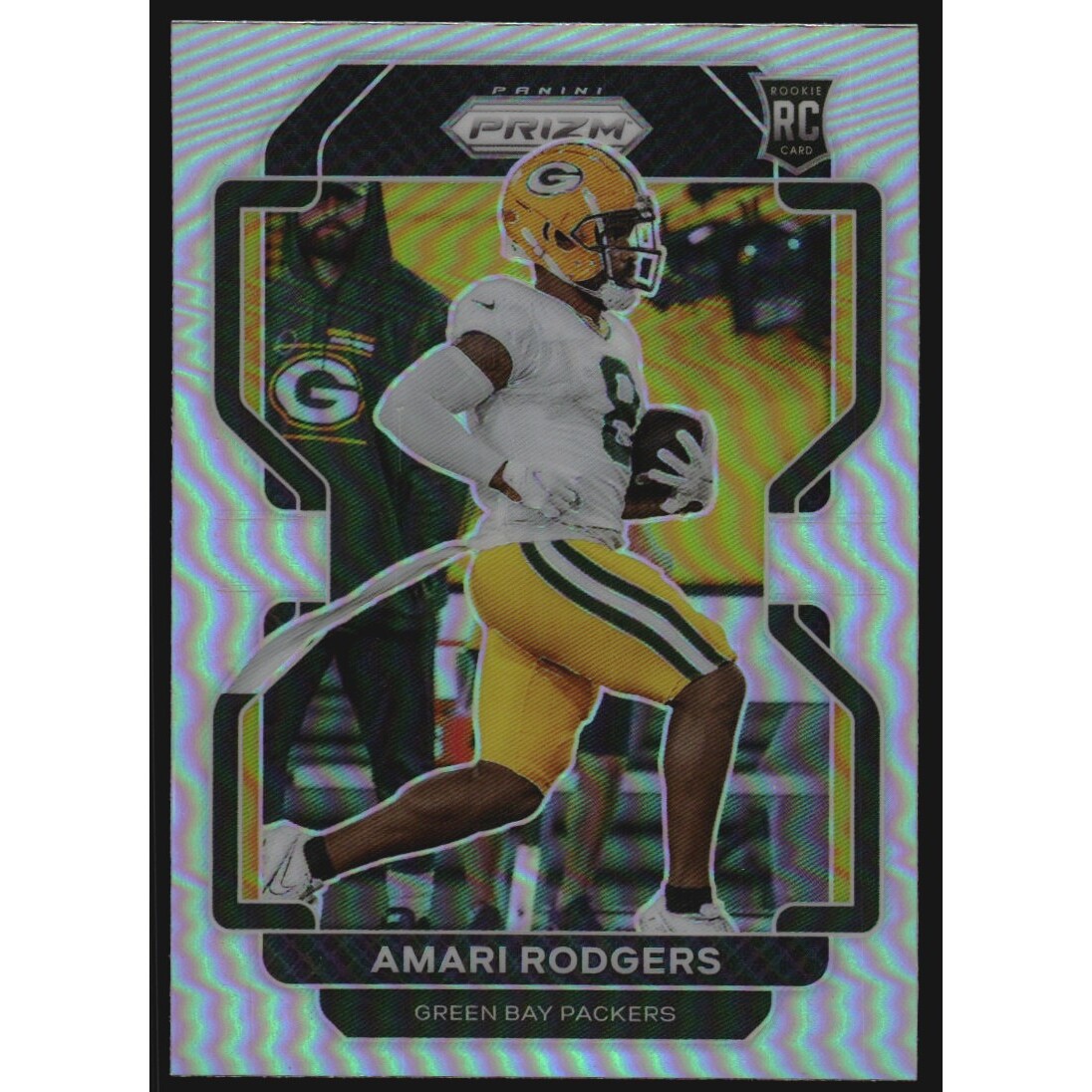2021 Panini Prizm Prizms Silver #405 Amari Rodgers. rookie card picture