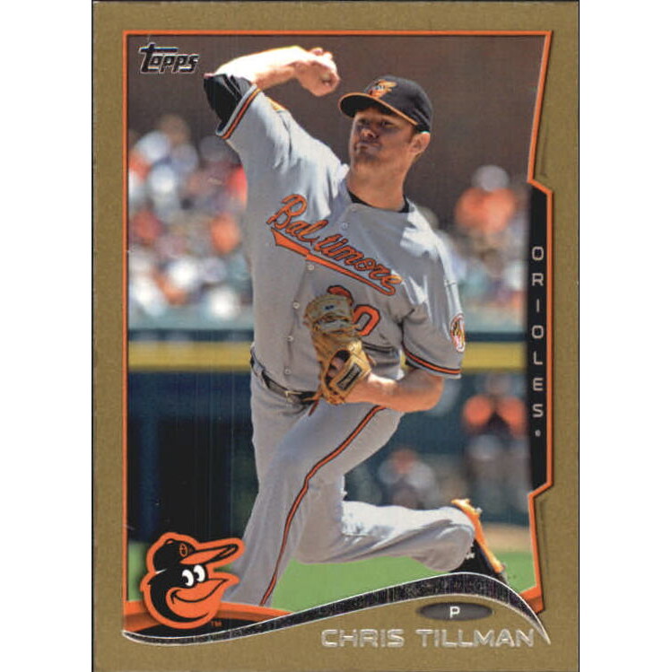2014 Topps Mini Gold #141 Chris Tillman. rookie card picture