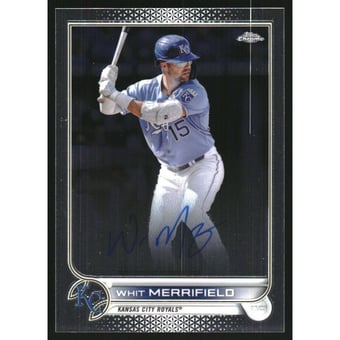 2022 Topps Chrome Veteran Autographs #CVAWM Whit Merrifield