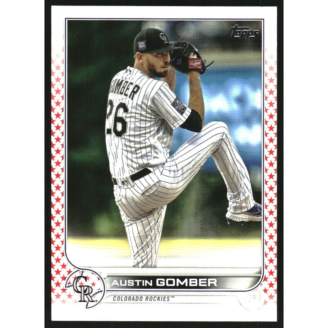 2022 Topps Independence Day #461 Austin Gomber. rookie card picture