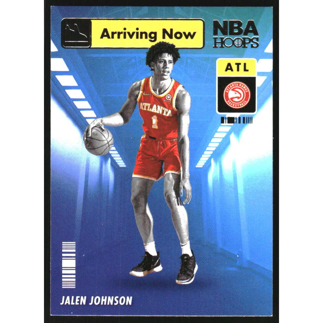 2021-22 Hoops Arriving Now #23 Jalen Johnson