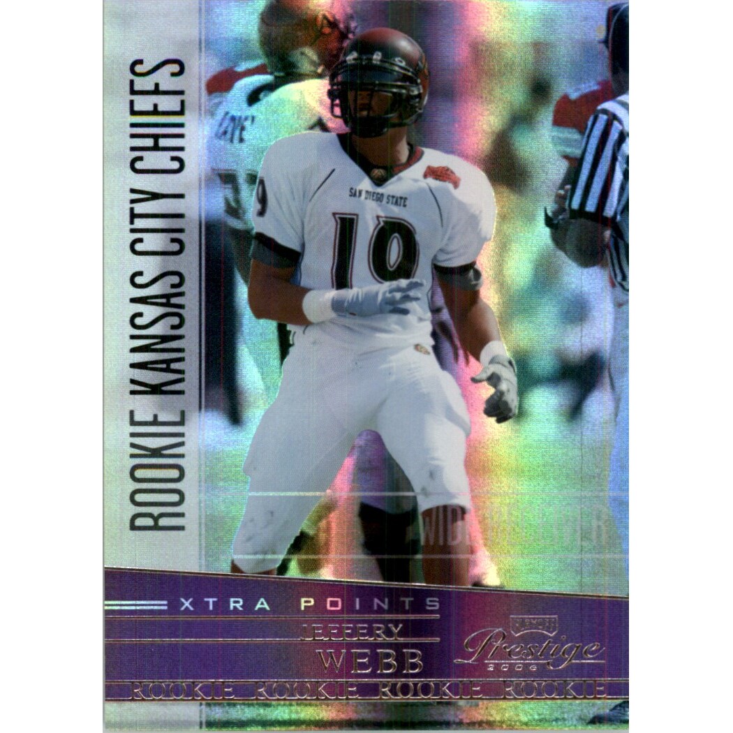 2006 Playoff Prestige Xtra Points Purple #199 Jeff Webb