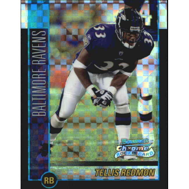 2002 Bowman Chrome Xfractors #157 Tellis Redmon