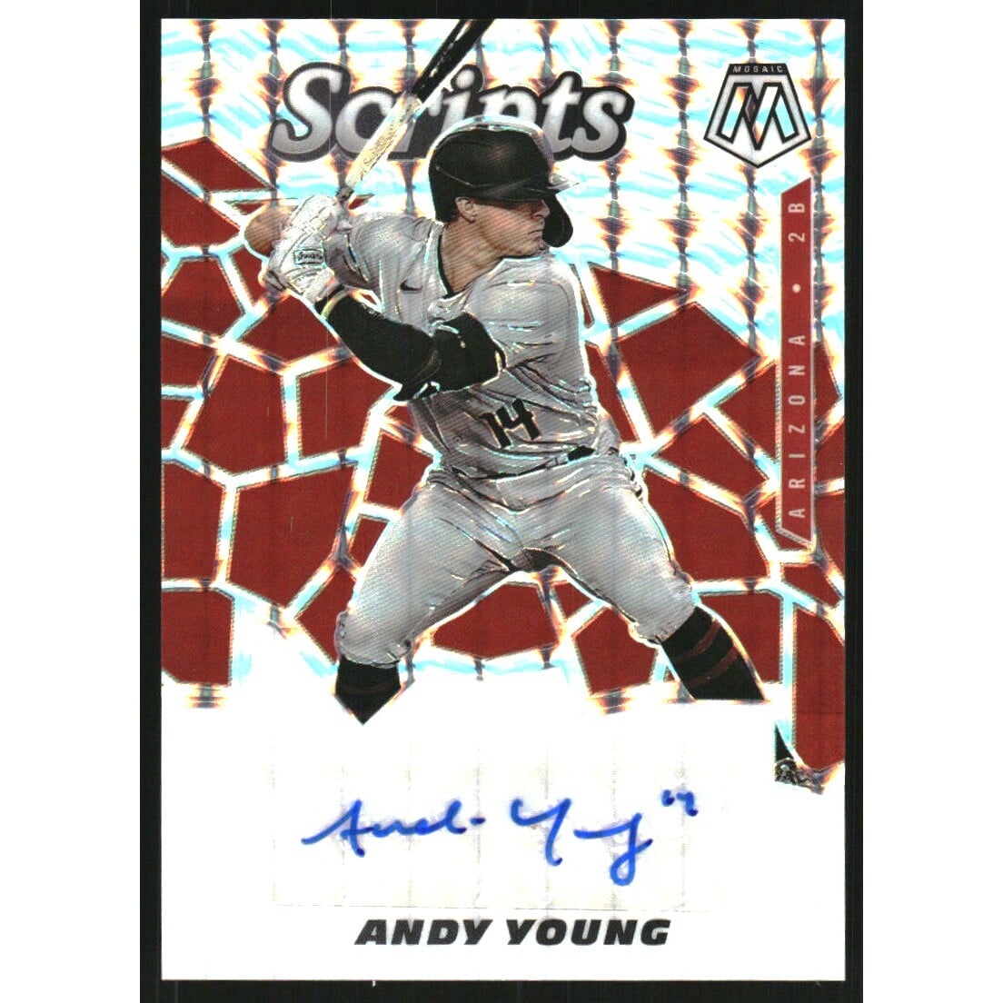 2021 Panini Mosaic Scripts #38 Andy Young