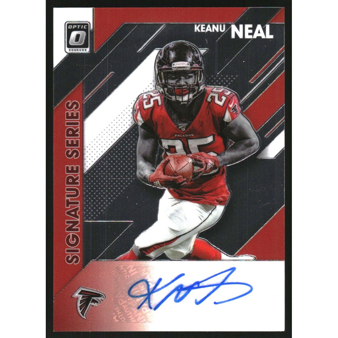2020 Donruss Optic Signature Series #36 Keanu Neal. rookie card picture