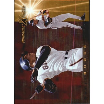 1997 Pinnacle X-Press Men of Summer #30 Barry Bonds