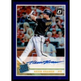 2019 Donruss Optic Rated Rookies Signatures Purple #26 Kevin Kramer/125