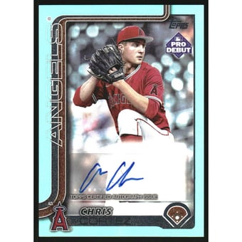 2025 Topps Pro Debut Autographs Aqua Foil #PD9 Chris Cortez
