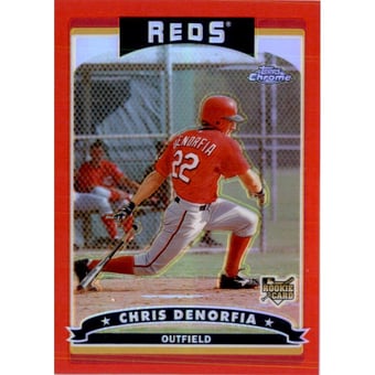 2006 Topps Chrome Red Refractors #276 Chris Denorfia