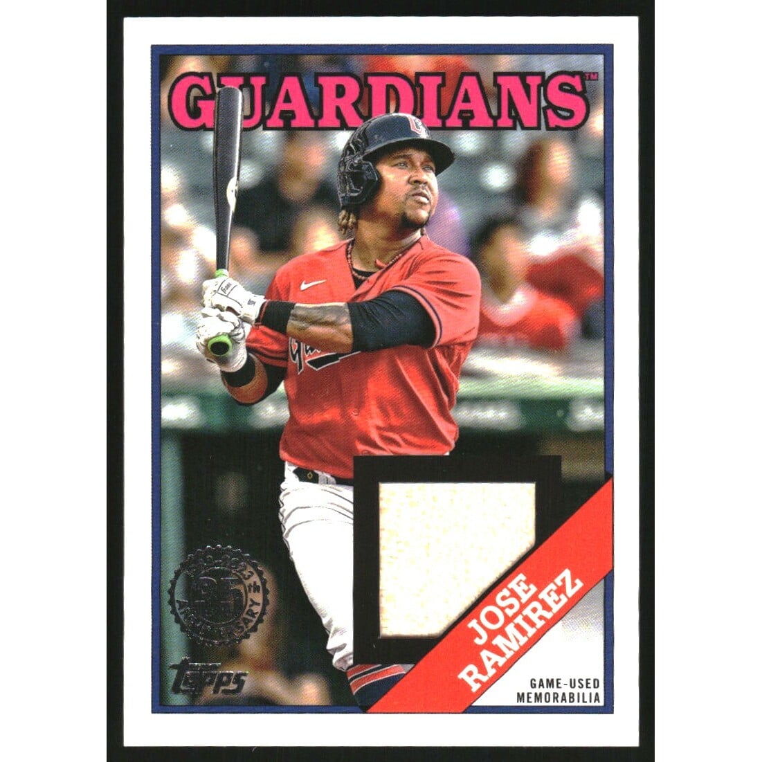 2023 Topps '88 Topps Relics #88RJR Jose Ramirez S2