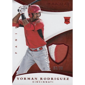 2015 Immaculate Collection Immaculate Swatches Prime #42 Yorman Rodriguez/99