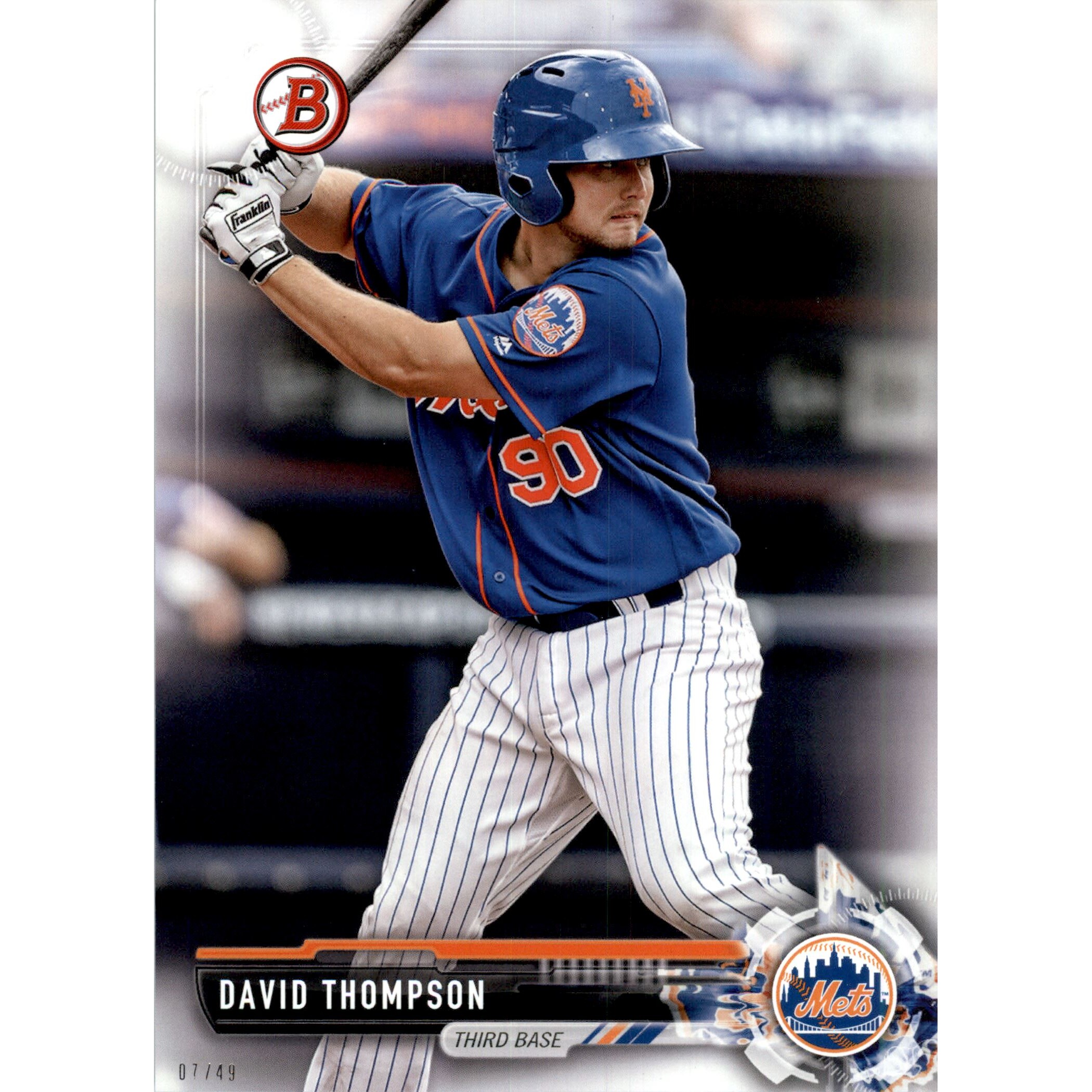 2017 Bowman Draft 5x7 #BD146 David Thompson