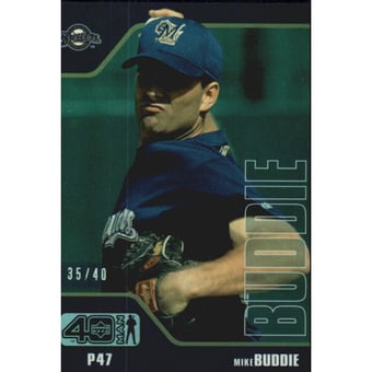2002 Upper Deck 40-Man Electric Rainbow #554 Mike Buddie