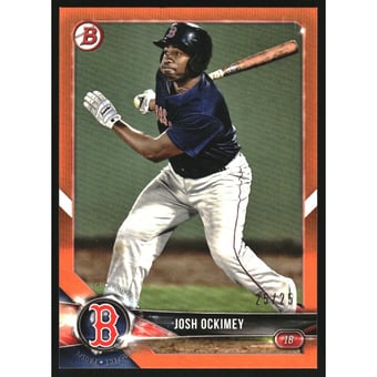 2018 Bowman Prospects Orange #BP34 Josh Ockimey