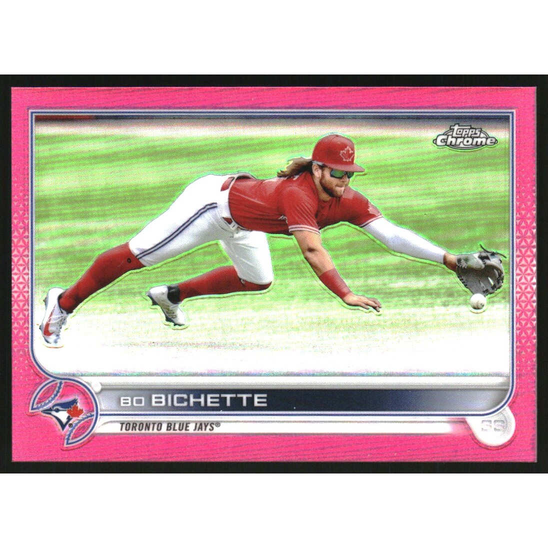 2022 Topps Chrome Magenta Refractors #38 Bo Bichette