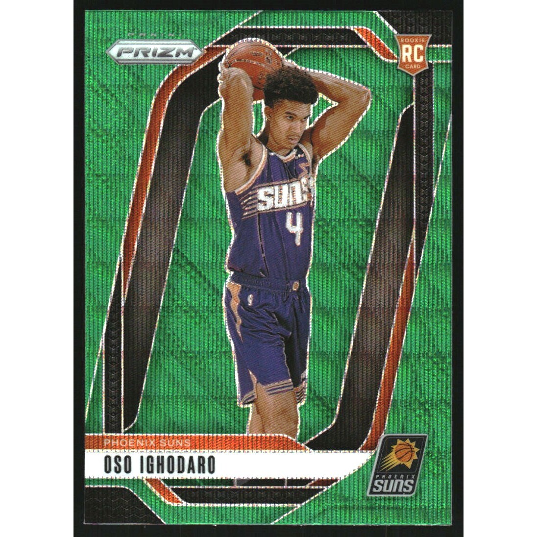 2024-25 Panini Prizm Prizms Green Wave #245 Oso Ighodaro 2024-25 Panini Prizm Prizms Green Wave #245 Oso Ighodaro