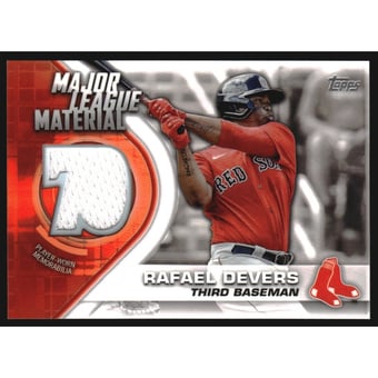 2021 Topps Update Major League Materials #MLMRD Rafael Devers