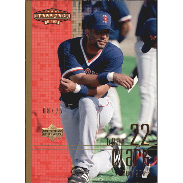 2002 Upper Deck Ballpark Idols Gold #55 Tony Clark. rookie card picture