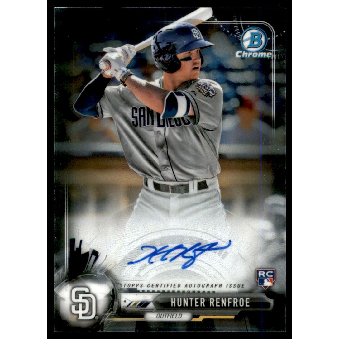 2017 Bowman Chrome Rookie Autographs #CRAHR Hunter Renfroe