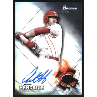 2021 Bowman Sterling Prospect Autographs #BSPAAH Austin Hendrick EXCH
