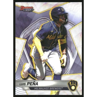 2025 Bowman's Best Top Prospects Wave Refractors #TP24 Luis Pena