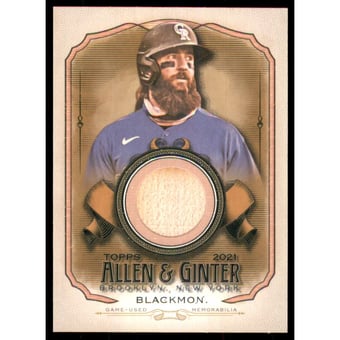 2021 Topps Allen and Ginter Relics #AGACBL Charlie Blackmon