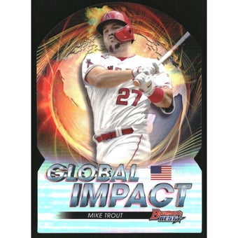 2022 Bowman's Best Global Impact #GI2 Mike Trout