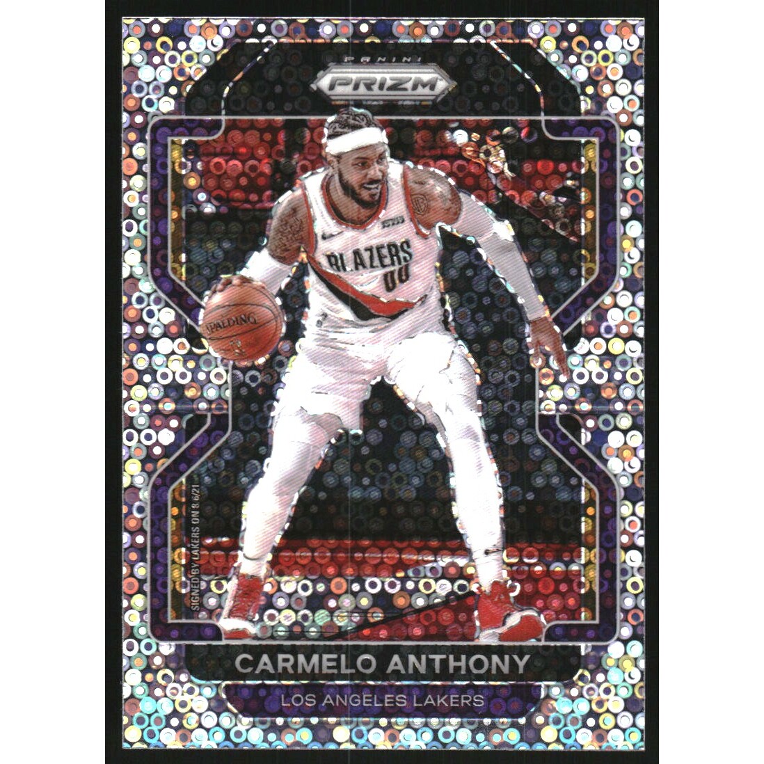 2021-22 Panini Prizm Prizms Fast Break #11 Carmelo Anthony 2021-22 Panini Prizm Prizms Fast Break #11 Carmelo Anthony