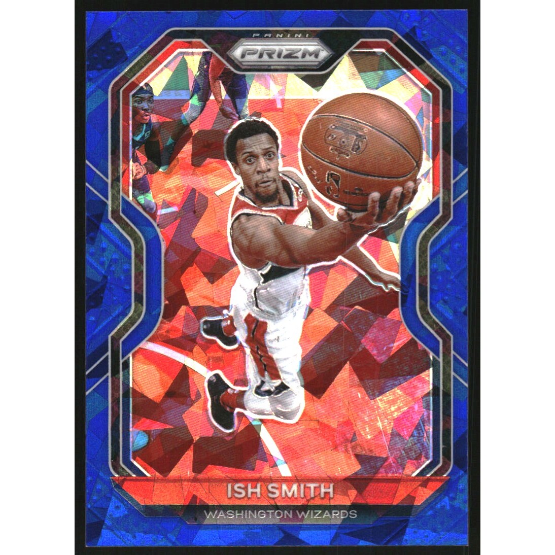 2020-21 Panini Prizm Prizms Blue Ice #37 Ish Smith 2020-21 Panini Prizm Prizms Blue Ice #37 Ish Smith