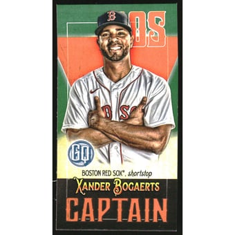 2021 Topps Gypsy Queen Captains Mini Green #CMXB Xander Bogaerts