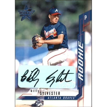 2001 Leaf Rookies and Stars Autographs #133 Billy Sylvester/250 *