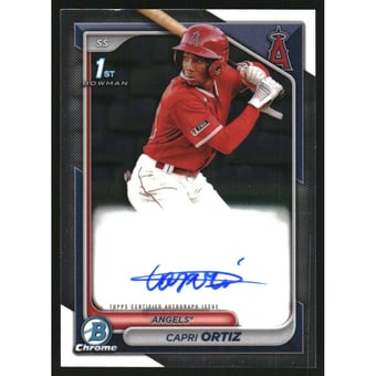 2024 Bowman Chrome Prospect Autographs #CPACO Capri Ortiz