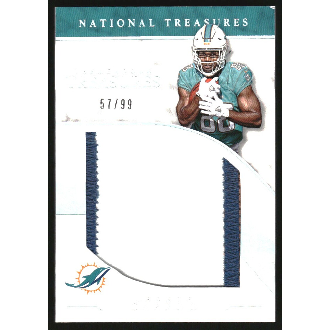 2016 Panini National Treasures Tremendous Treasures Materials #TTRLC Leonte Carroo/99 2016 Panini National Treasures Tremendous Treasures Materials #TTRLC Leonte Carroo/99