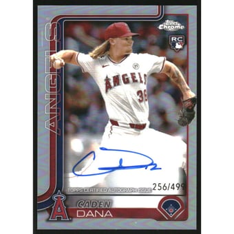 2025 Topps Chrome Rookie Autographs Refractors #RACAD Caden Dana