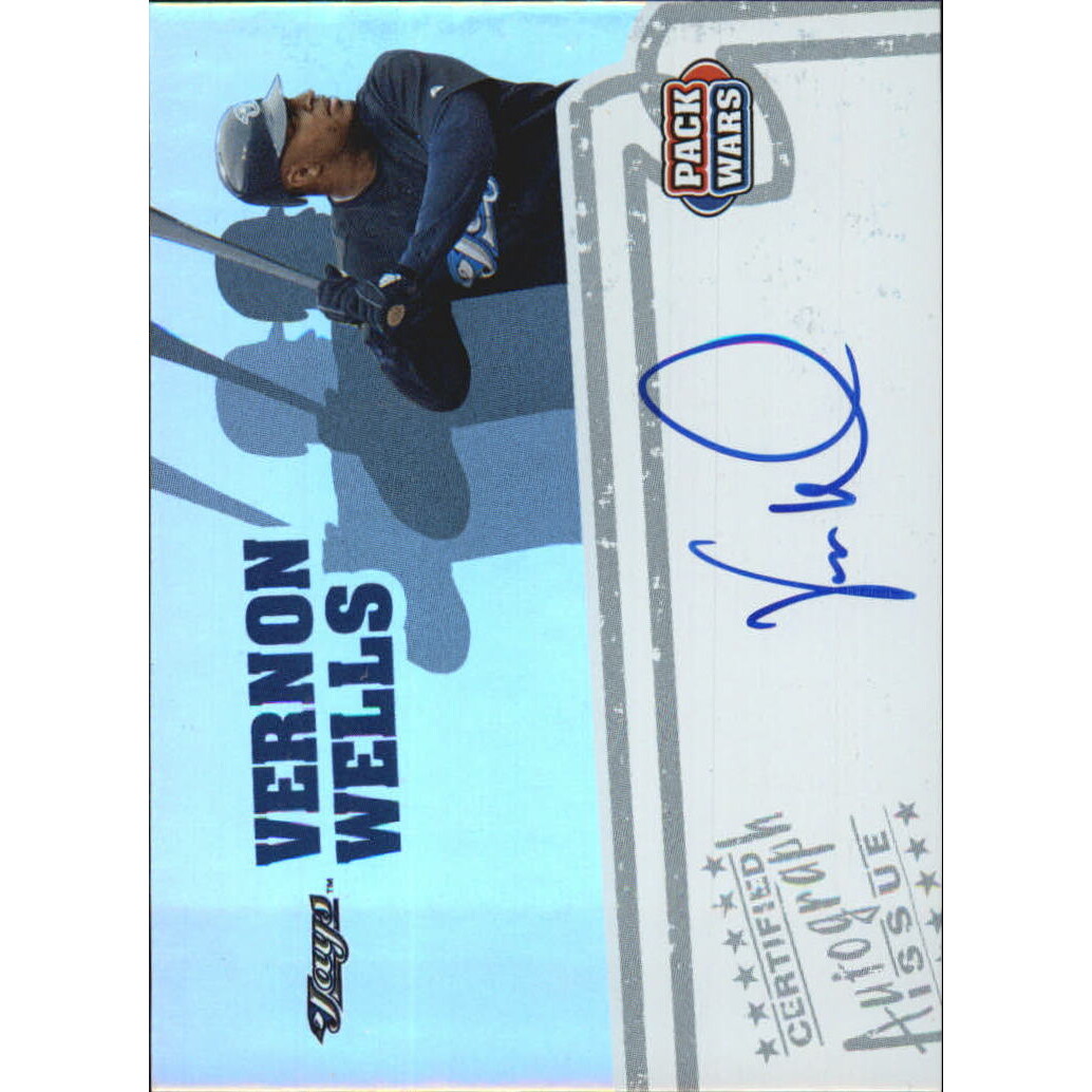 2005 Topps Pack Wars Autographs #VW Vernon Wells C