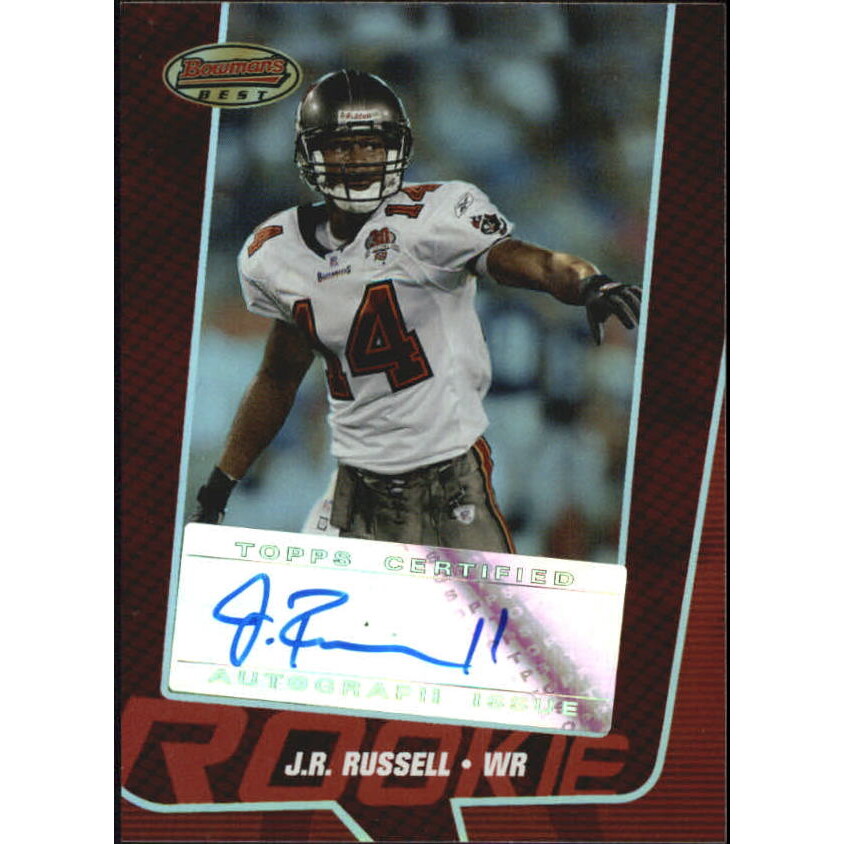 2005 Bowman's Best Red #144 J.R. Russell AU