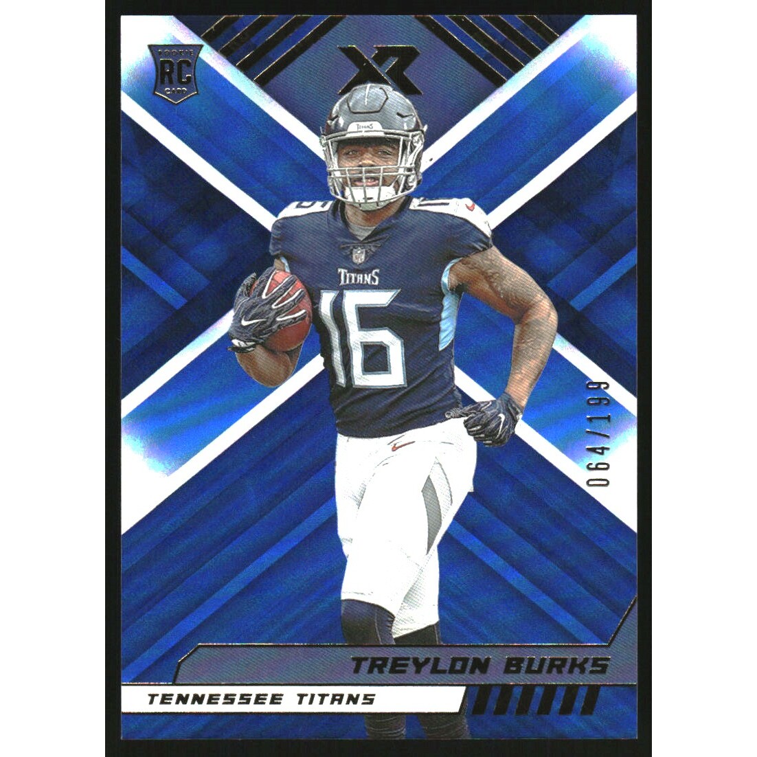 2022 Panini XR Blue #112 Treylon Burks