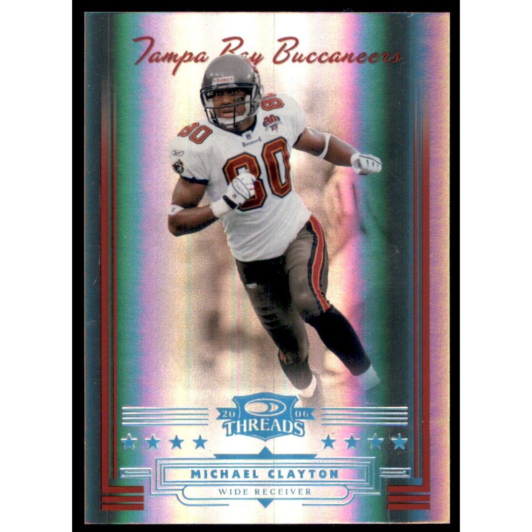 2006 Donruss Threads Platinum Holofoil #92 Michael Clayton