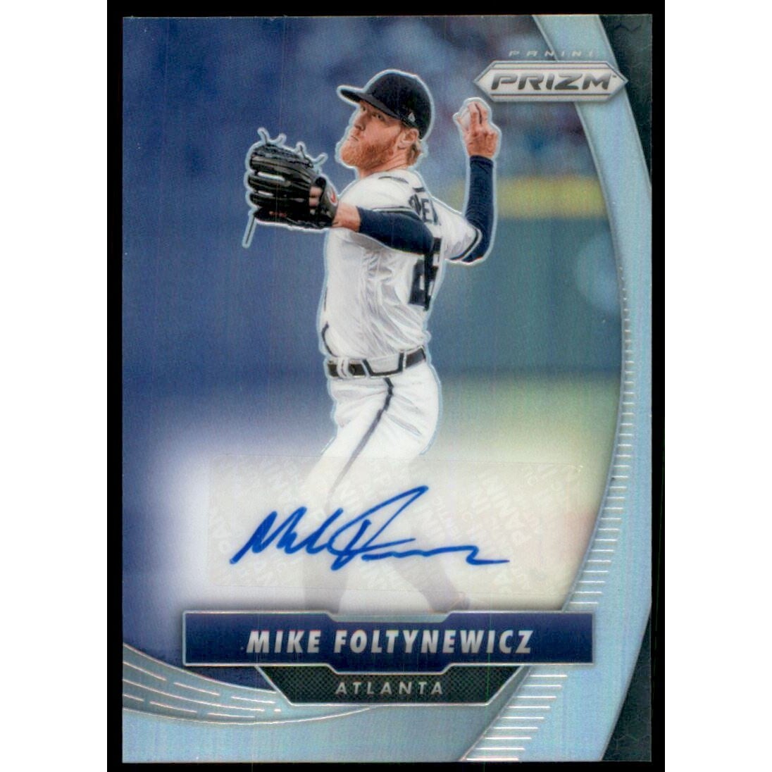 2020 Panini Prizm Game Ball Graphs Prizms Silver #11 Mike Foltynewicz