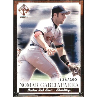 2001 Private Stock Silver Portraits #21 Nomar Garciaparra