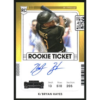 2021 Panini Contenders Variations B #140 Ke'Bryan Hayes