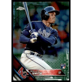 2016 Topps Chrome Green Refractors #108 Mallex Smith