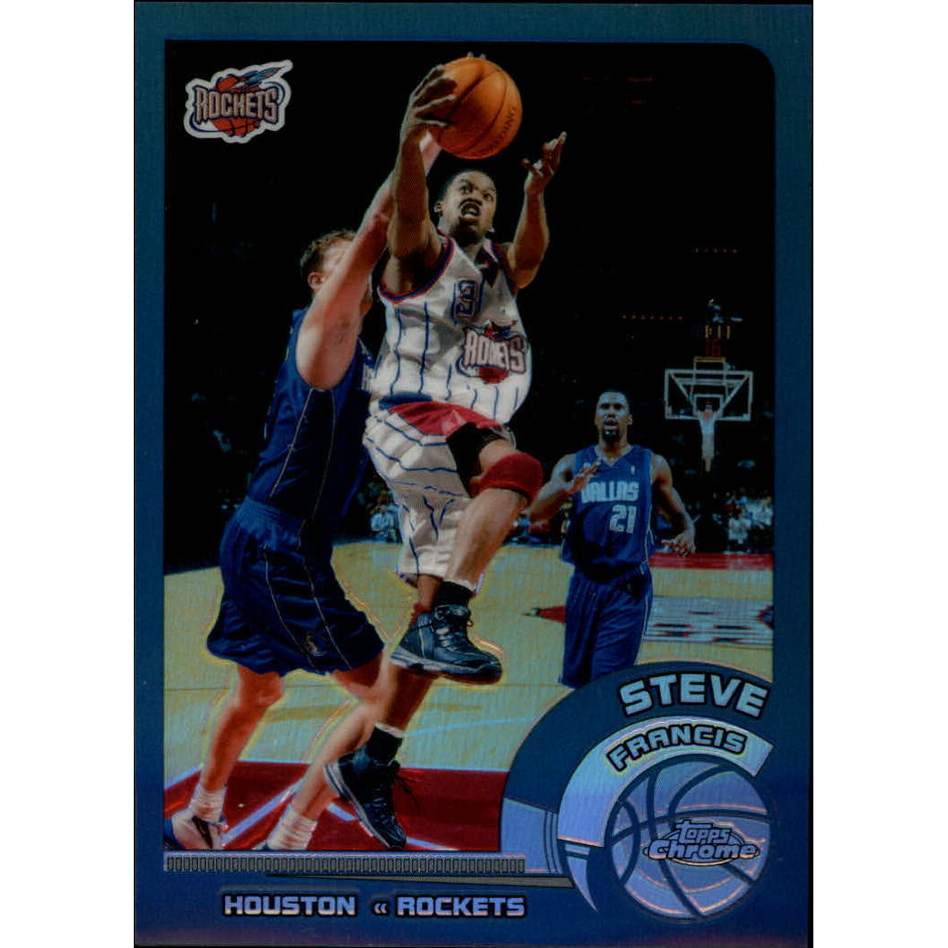 2002-03 Topps Chrome Refractors #58 Steve Francis