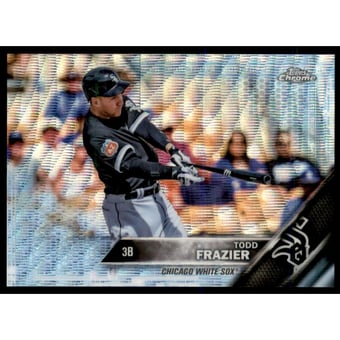 2016 Topps Chrome Blue Wave Refractors #77 Todd Frazier