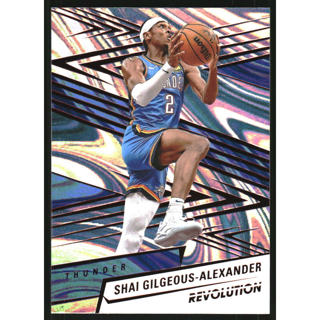 2024-25 Panini Revolution Red Swirl #8 Shai Gilgeous-Alexander