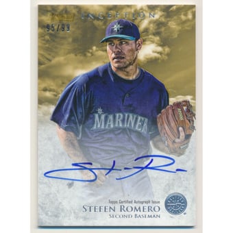 2013 Bowman Inception Prospect Autographs Gold #SR Stefen Romero