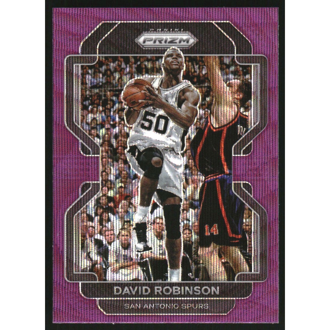 2021-22 Panini Prizm Prizms Purple Wave #242 David Robinson