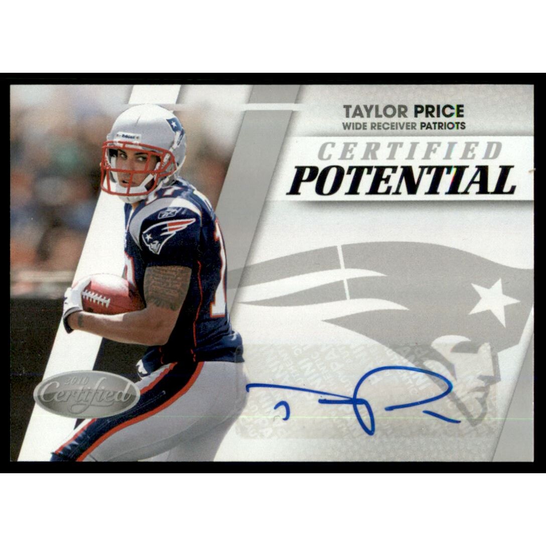 2010 Certified Certified Potential Autographs #17 Taylor Price/50 2010 Certified Certified Potential Autographs #17 Taylor Price/50